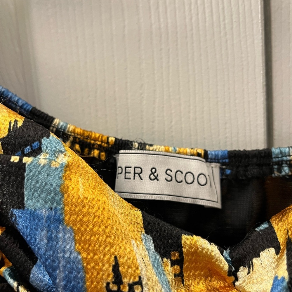 Piper and Scoot Abstract Midi Dress Large - Picture 7 of 10
